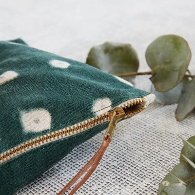 Make-Up-Tasche, Grün | 23x16