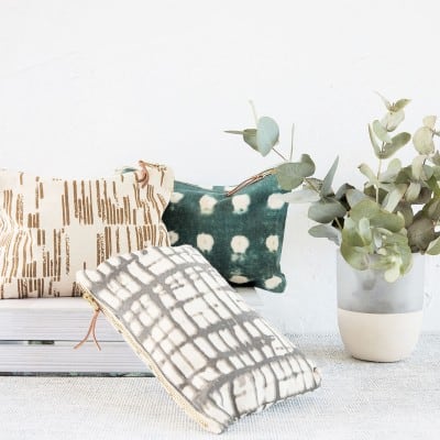 Make-Up-Tasche, Grün | 23x16