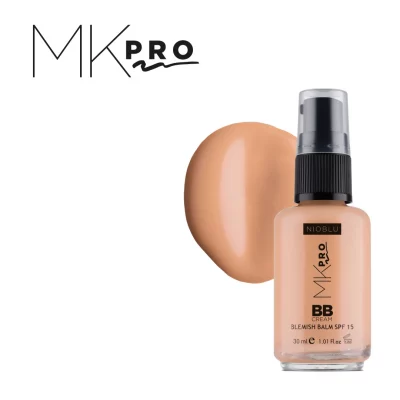MK Pro BB Creme Getönte Pflegecreme SPF 15 medium – Feuchtigkeit und UV-Schutz in einem